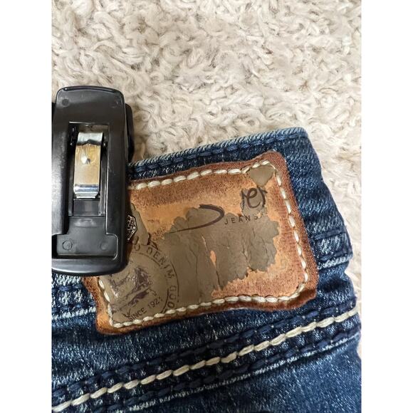Silver Jeans Co Suki Surplus Bootcut Jeans Womens 31 Blue Low Rise Y2K Flap - Picture 8 of 15